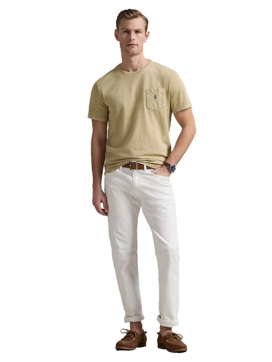 t-shirt-polo-ralph-lauren-pocket-beige