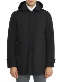 Raincoat Herno 2 Layer Black