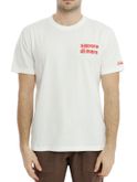 t-shirt mc2 saint barth stampata bianco