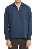 polo shirt mc2 saint barth ventotene blue