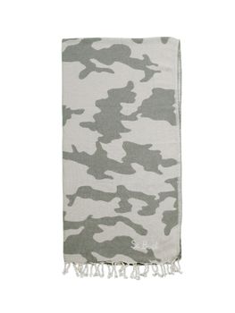 Telo Mare MC2 Saint Barth Foutas Jacquard Verde
