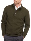 sweater barbour half zip green