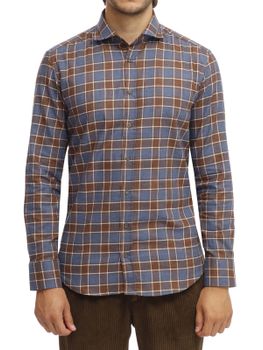 Camicia Bastoncino Check Blu