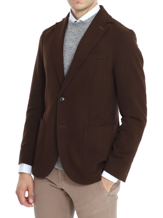 blazer-circolo-1901-cashmere-touch-brown
