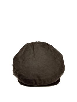 Cappello Barbour Wax Flat Verde