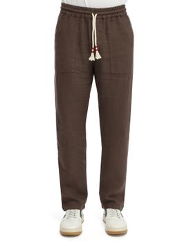 Pantaloni MC2 Saint Barth Calais Marrone