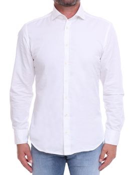 Shirt Bastoncino Gabardine White
