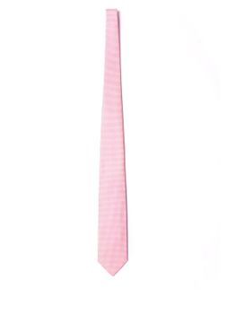 Tie Holliday & Brown Jacquard Pink