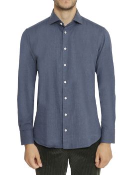 Shirt Bastoncino Flannel Blue