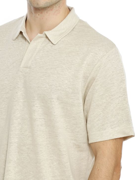 polo-shirt-mc2-saint-barth-linen-beige