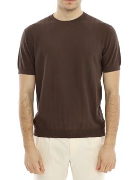 T-Shirt Kangra Armaturata Marrone