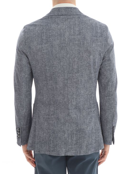 blazer-circolo-1901-herringbone-blue