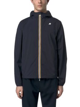 Giubbino K-Way Jack Stretch Nylon Jersey Blu