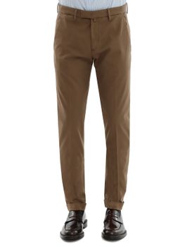 Pantaloni Briglia 1949 Micro Canvas Marrone