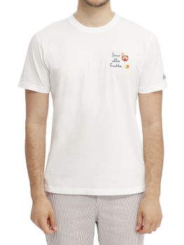 T-Shirt MC2 Saint Barth Portofino Bianco
