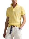 polo polo ralph lauren mesh giallo