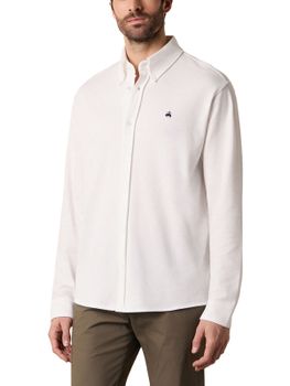 Camicia Brooks Brothers Piquet Bianco