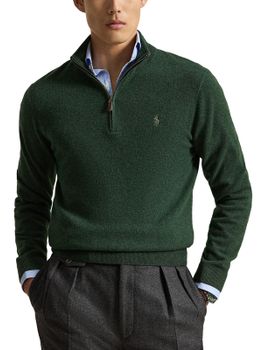 Maglia Polo Ralph Lauren Quarter Zip Verde