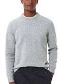 maglia barbour essential patch grigio