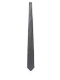 tie holliday & brown jacquard grey