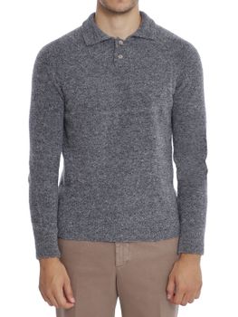 Polo Shirt Gallia Terry-Effect Grey