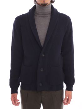 Cardigan Filippo De Laurentiis Merino Blue