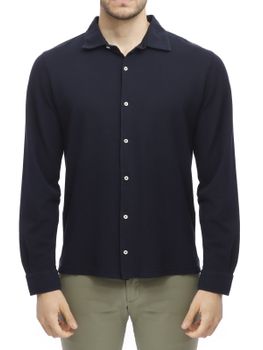 Camicia Bl'ker Piquet Blu