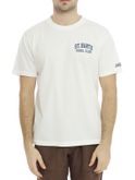 t-shirt mc2 saint barth stampata bianco