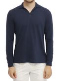 polo shirt mc2 saint barth henry blue