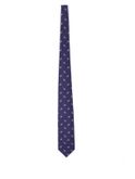 tie holliday & brown twill blue