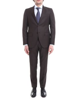 Abito Sartoria Latorre Fresco Lana 140's Marrone