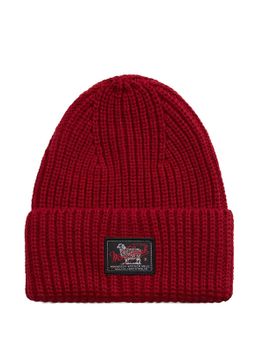 Beanie Woolrich Patch Red