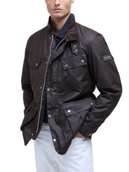 Jacket Barbour International Tourer Duke Waxed Brown
