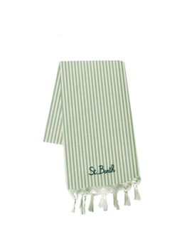 Beach Towel MC2 Saint Barth Foutas Light Green