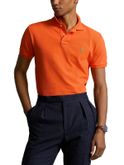 polo polo ralph lauren mesh arancione