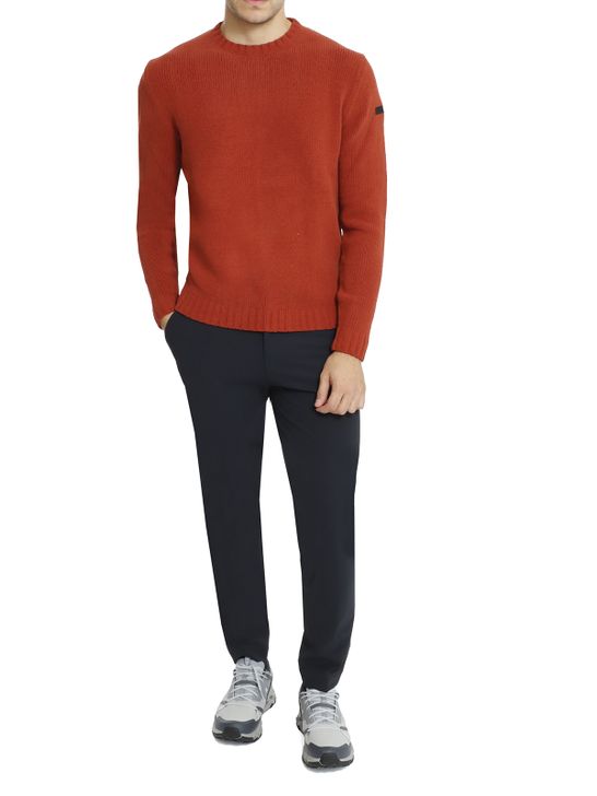 maglione-rrd-cinematt-round-knit-arancione-w25160-31