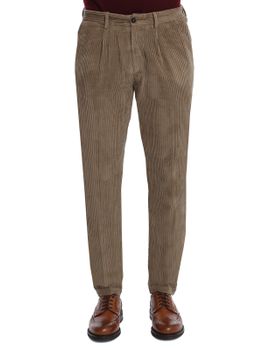 Pantaloni Devore Incipit Velluto Rocciatore Marrone