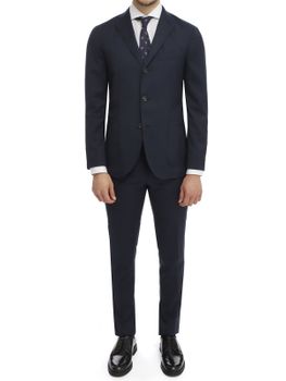 Suit Boglioli Micro Herringbone Blue