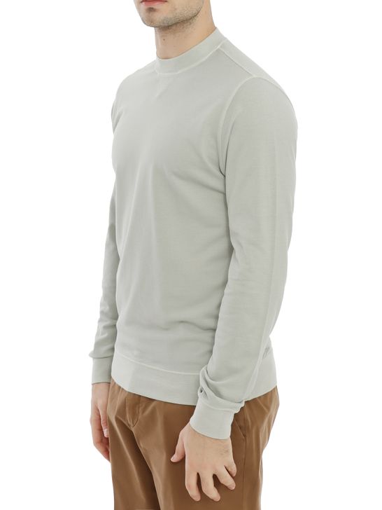 sweatershirt-filippo-de-laurentiis-pique-grey