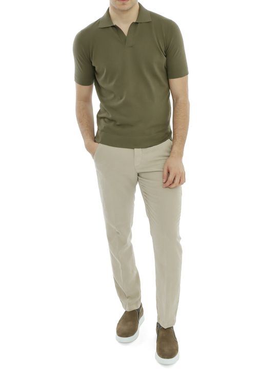 polo-shirt-filippo-de-laurentiis-crepe-green