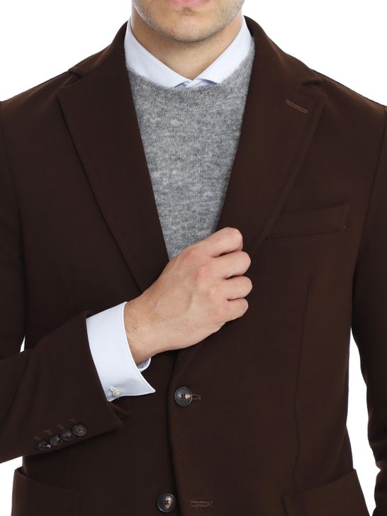blazer-circolo-1901-cashmere-touch-brown