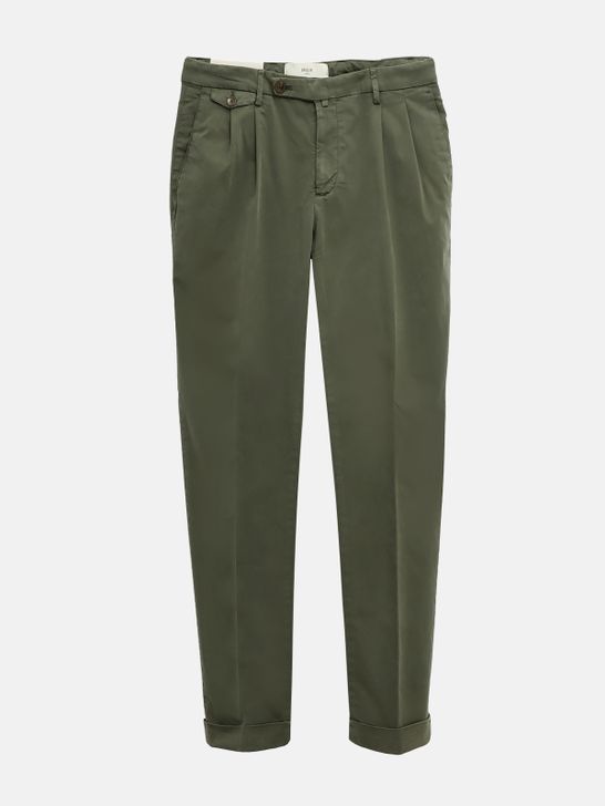 trousers-briglia-1949-tencel-cotton-green
