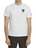 t-shirt mc2 saint barth stampata bianco