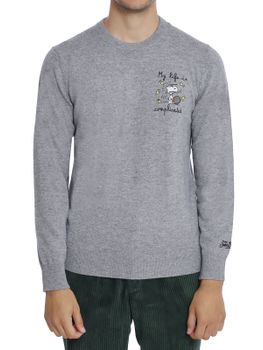 Maglia MC2 Saint Barth Heron Grigio