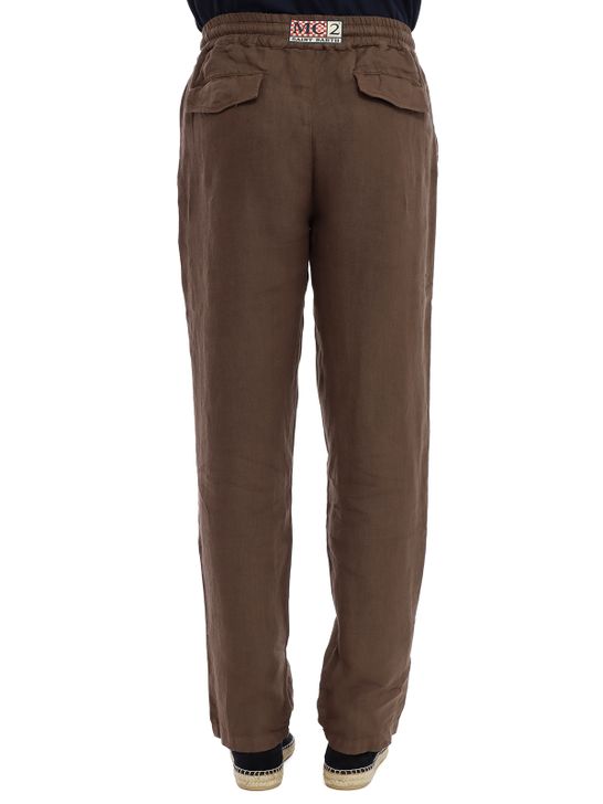 trousers-mc2-saint-barth-calais-brown
