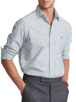 Camicia Polo Ralph Lauren Oxford Verde