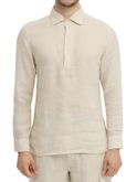 camicia mc2 saint barth raphael beige