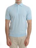 polo filippo de laurentiis paramontura azzurro