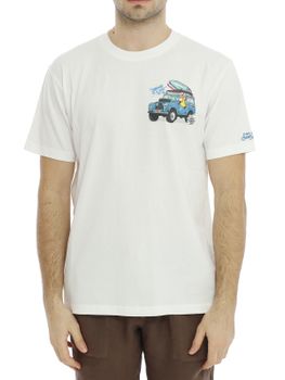 T-Shirt MC2 Saint Barth Stampata Bianco