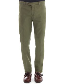 Pantaloni Briglia 1949 Micro Canvas Verde